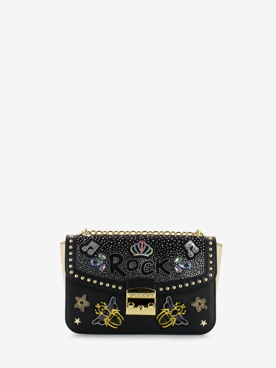 Borsa a tracolla Rock black