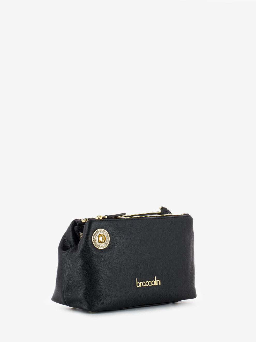 Borsa Nora con strass black