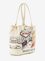 BRACCIALINI - Shopper Cartoline Las Vegas multicolor