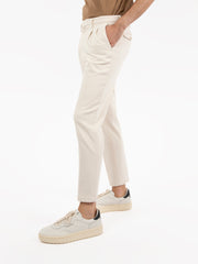 BRIGLIA 1949 - Pantalone carrot beige chiaro