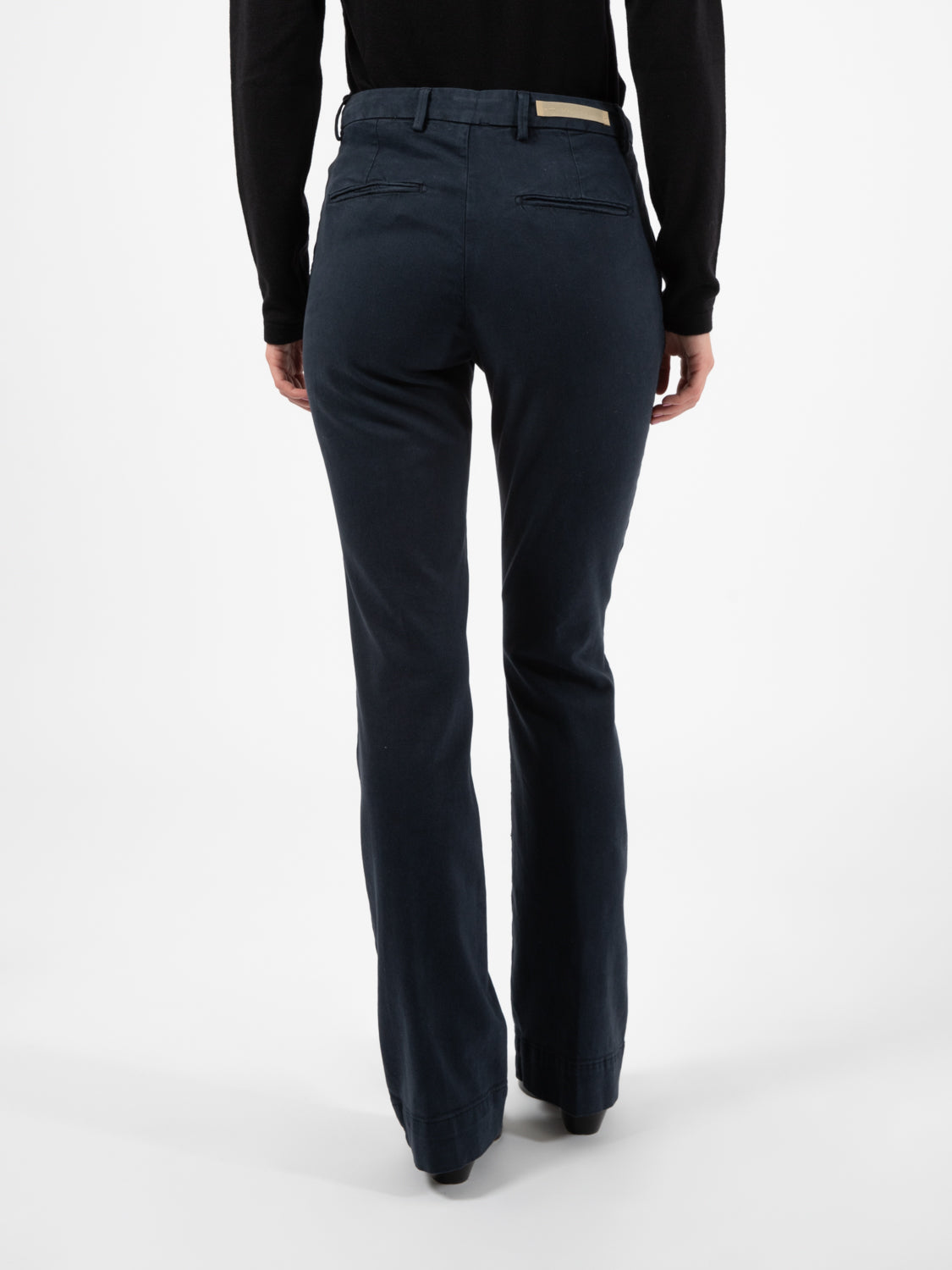 Charlie blue flared trousers