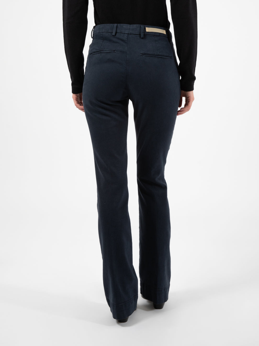 Charlie blue flared trousers