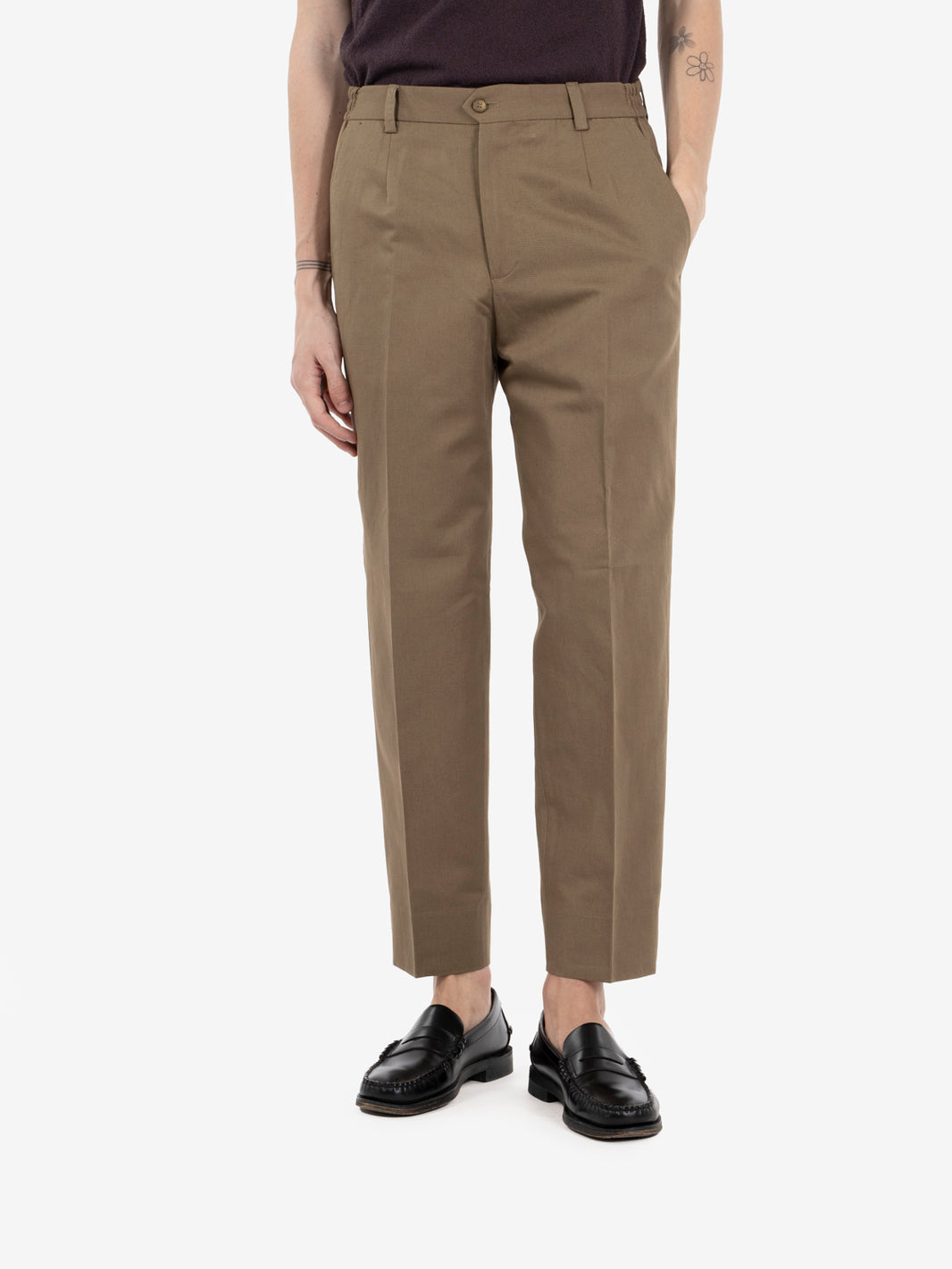 Pantalone Portofino tortora