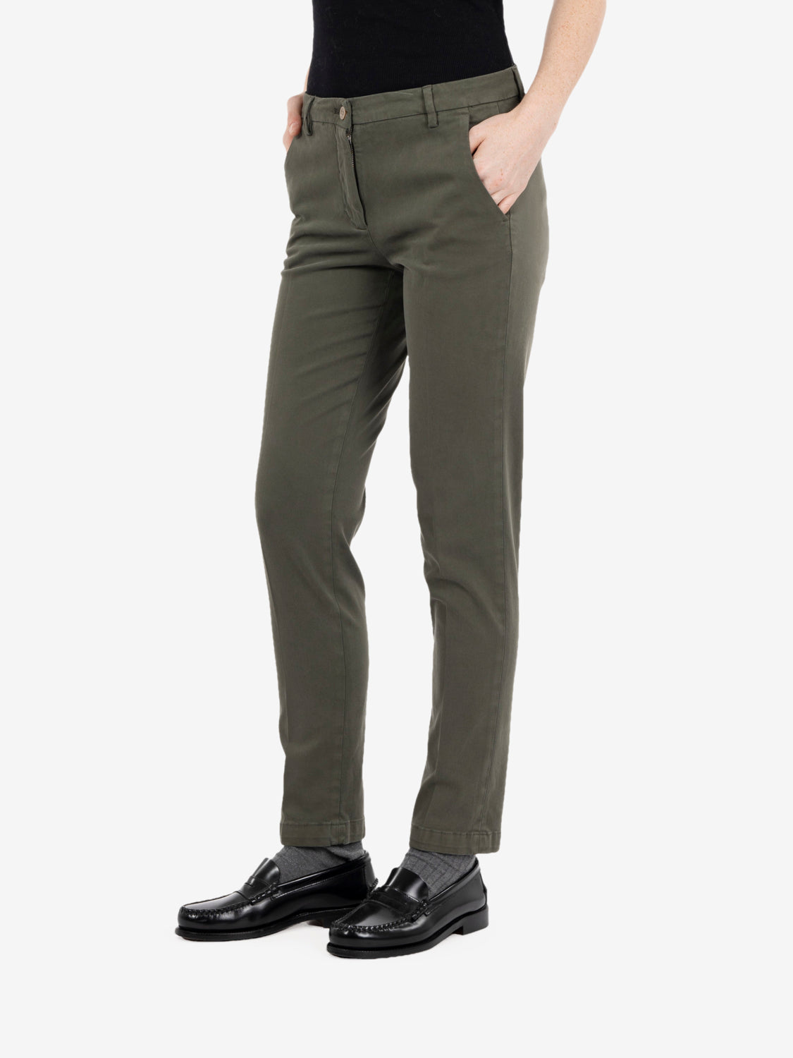 Nicole military cigarette pants