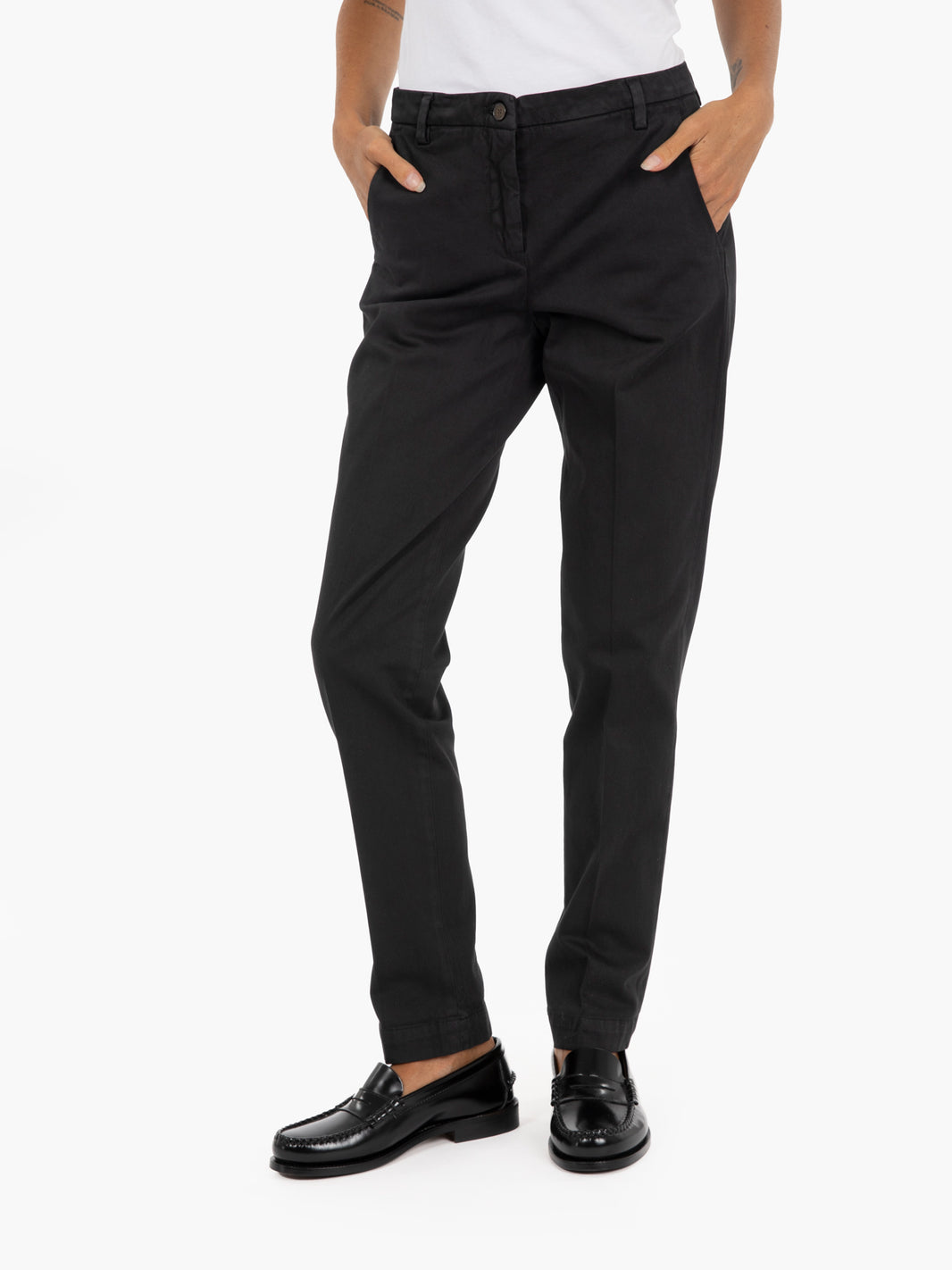 Nicole black cigarette trousers