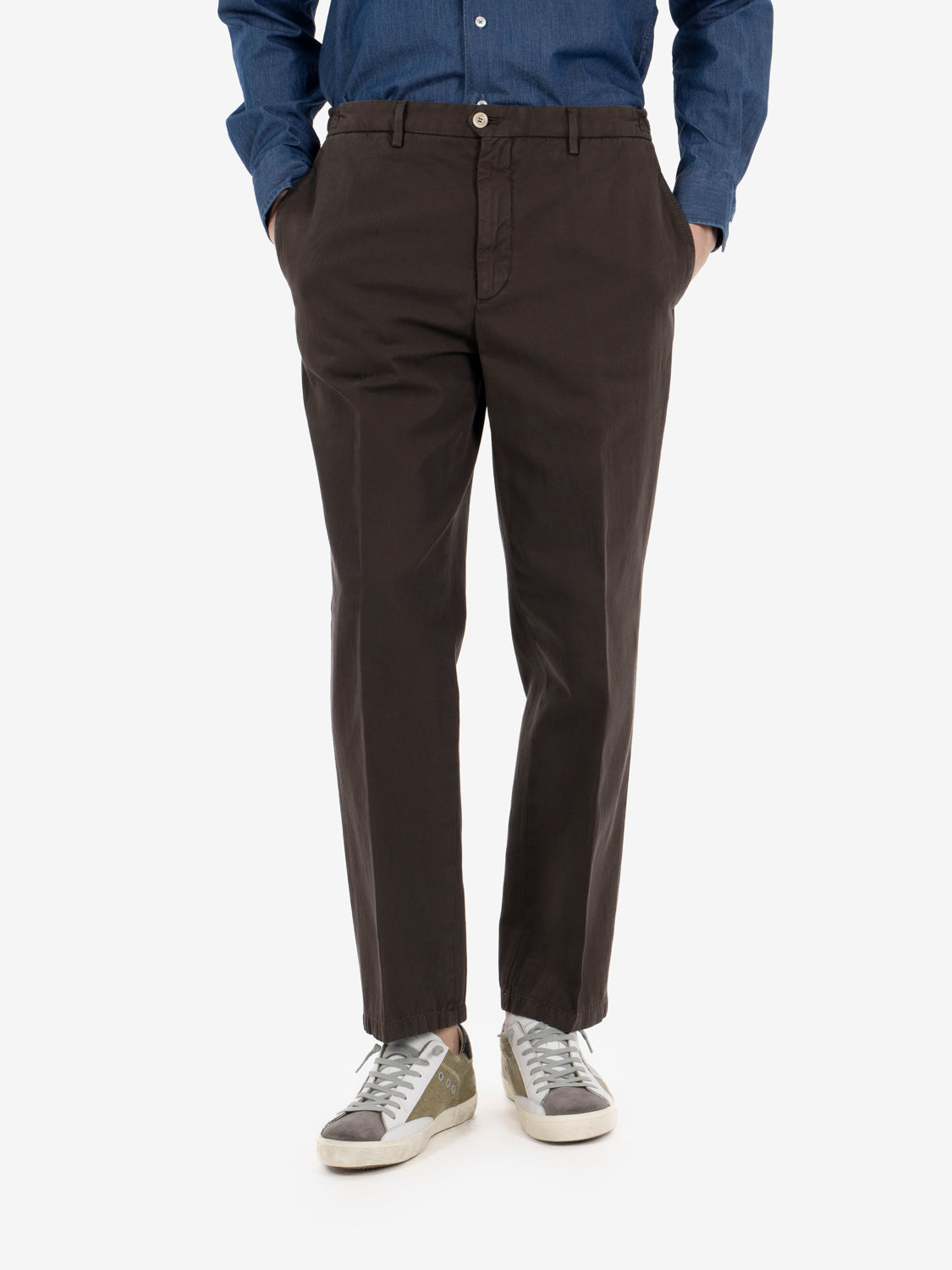 Pantaloni Arsenald tricotina moro