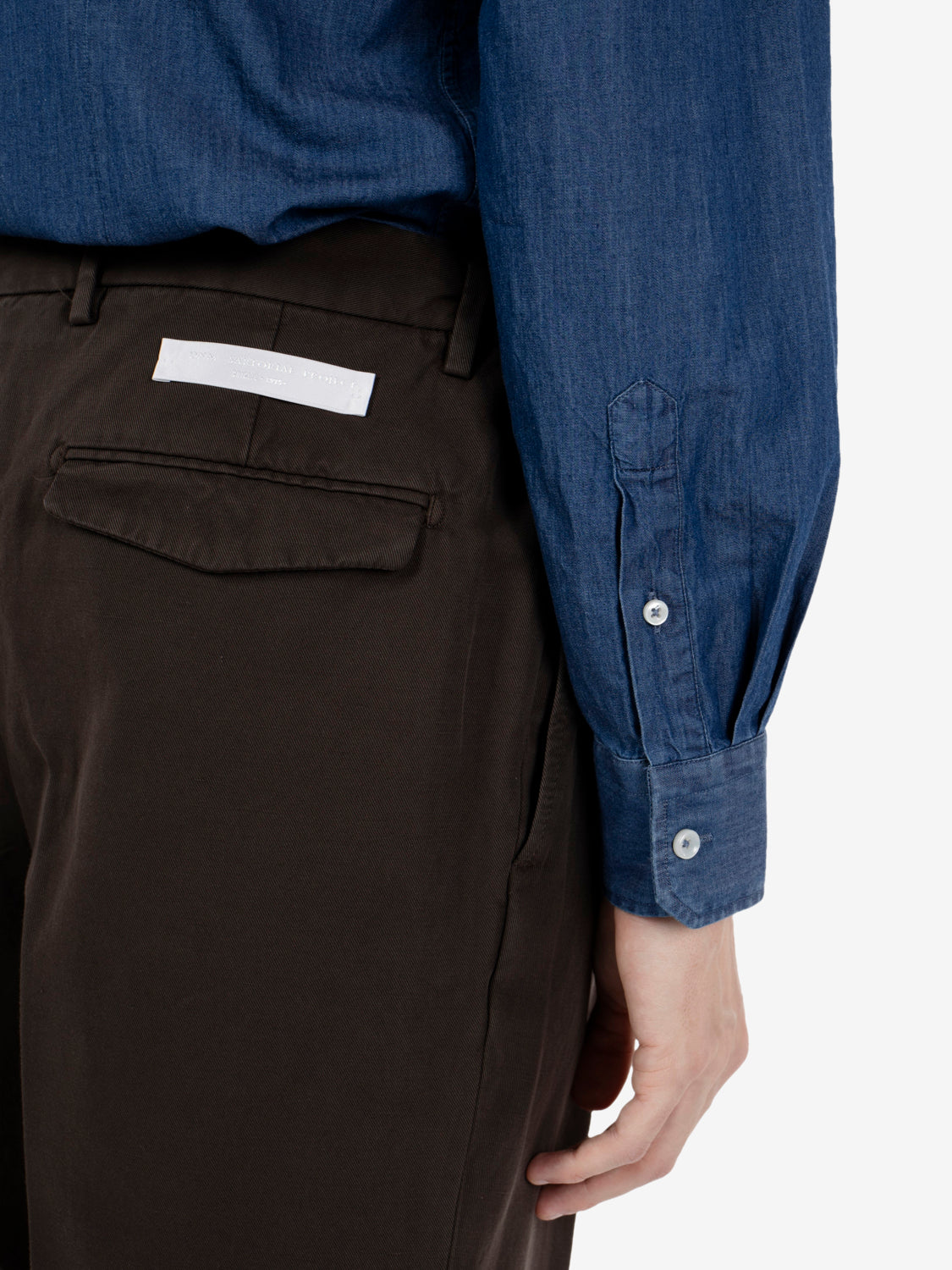 Pantaloni Arsenald tricotina moro