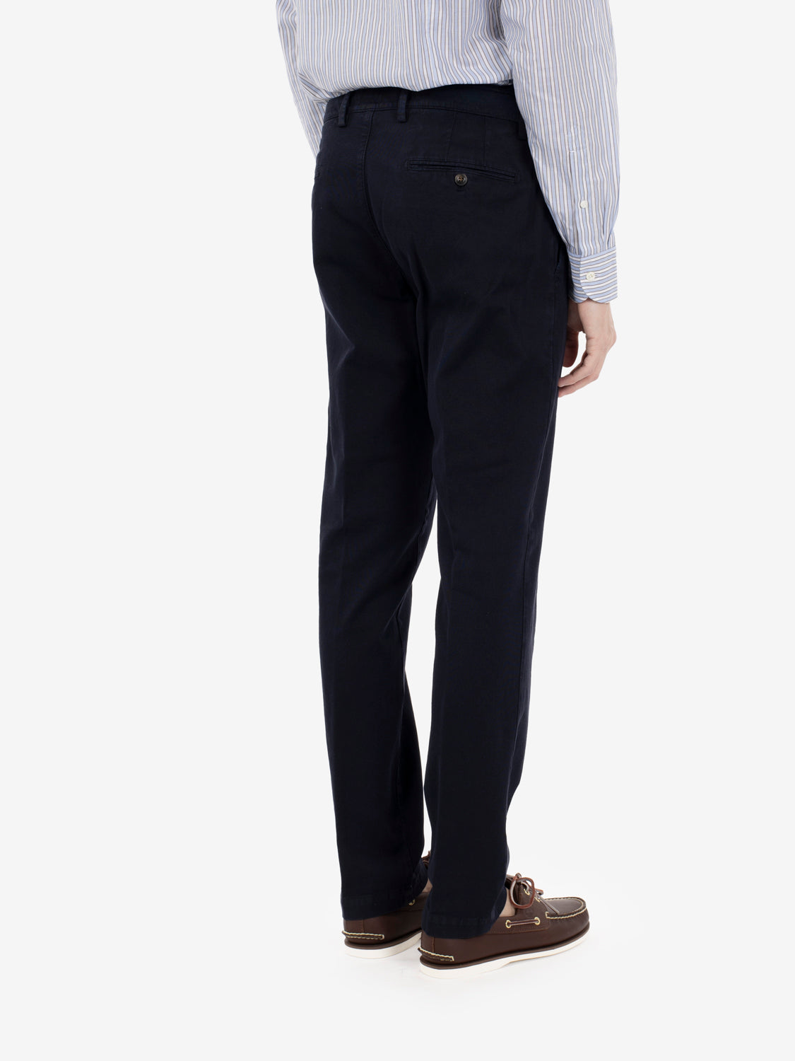 BG05 navy tricotine trousers