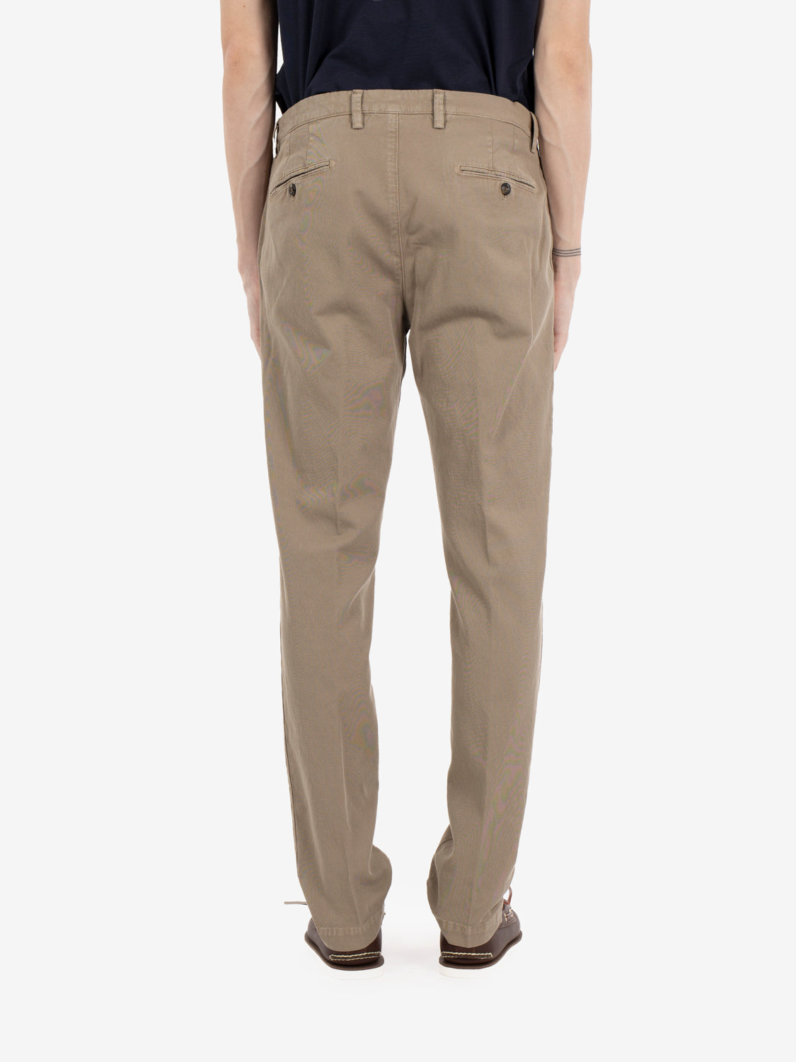Pantaloni BG05 tricotina tortora