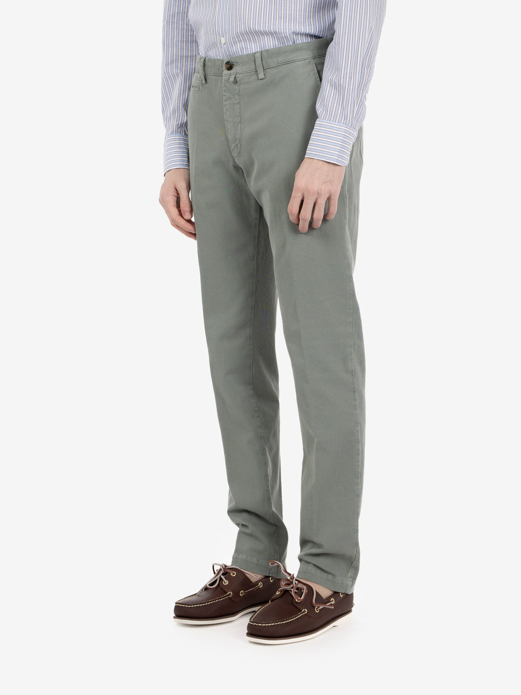 Pantaloni BG05 tricotina verde