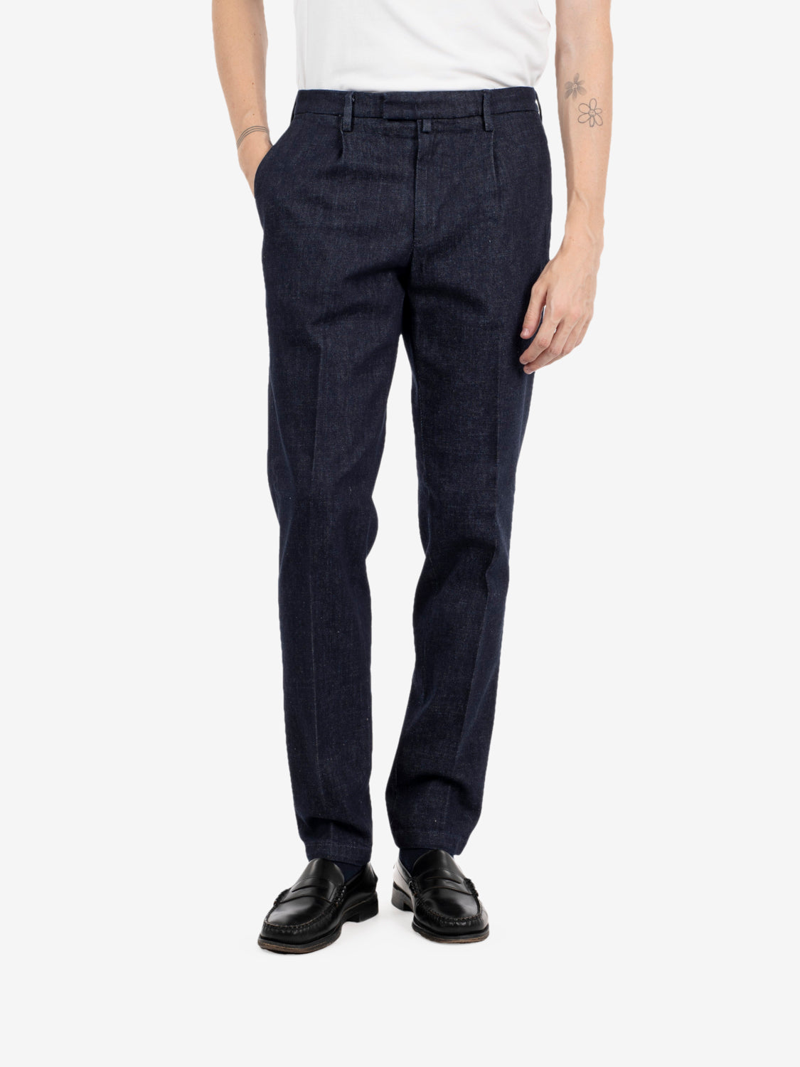 Pantaloni BG21D denim scuro