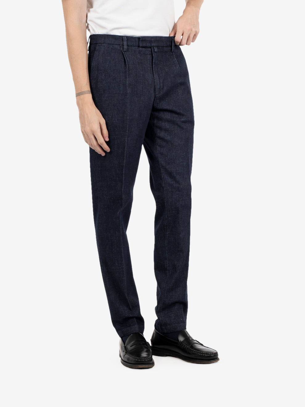 Pantaloni BG21D denim scuro