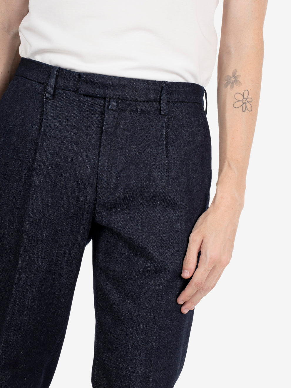 Pantaloni BG21D denim scuro