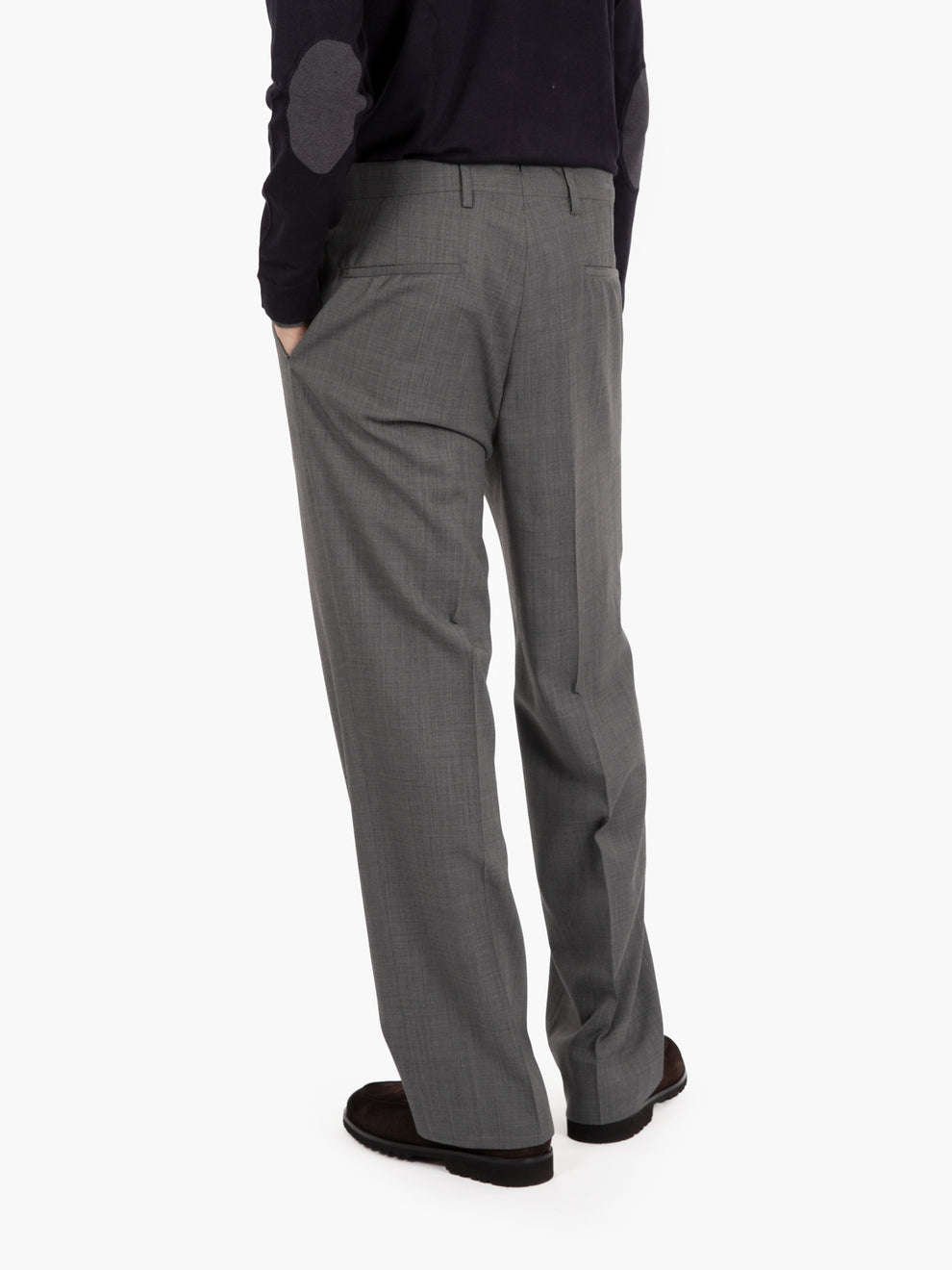 Borgonuovo grey trousers