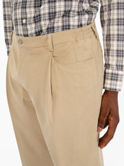 BRIGLIA 1949 - Pantaloni Bricklanes lino beige