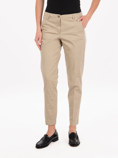 Pantaloni chino Nicole beige