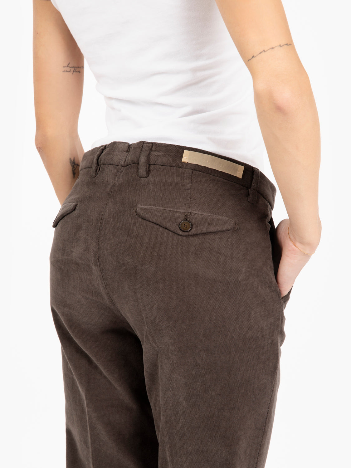 Pantaloni chino Nicole testa di moro