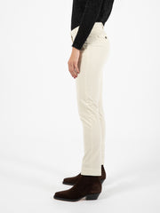 BRIGLIA 1949 - Pantaloni chino Nicole velluto beige