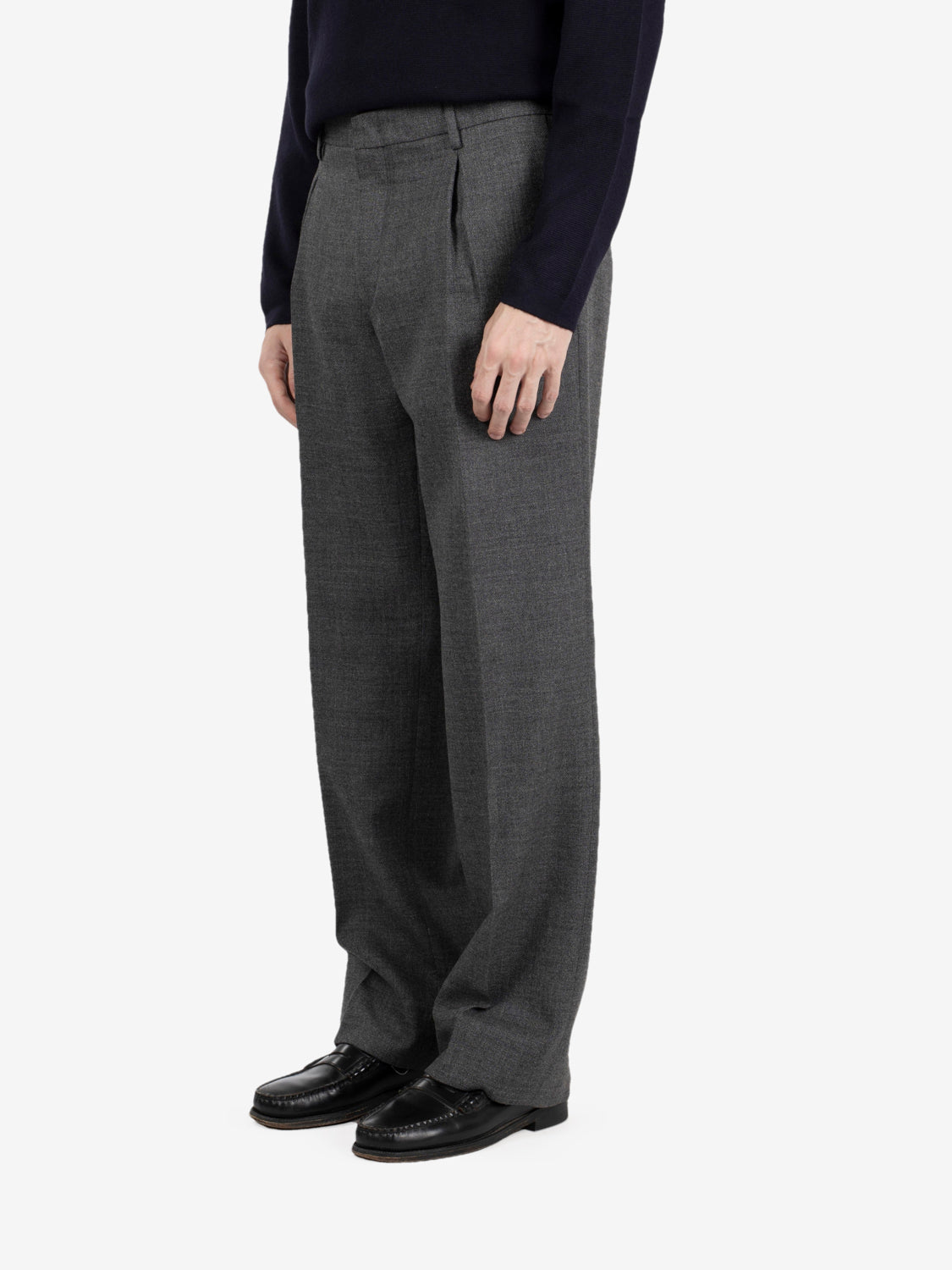 Pantaloni con pinces Borgonuovo grigio