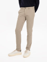 BRIGLIA 1949 - Pantaloni elasticizzati operati beige