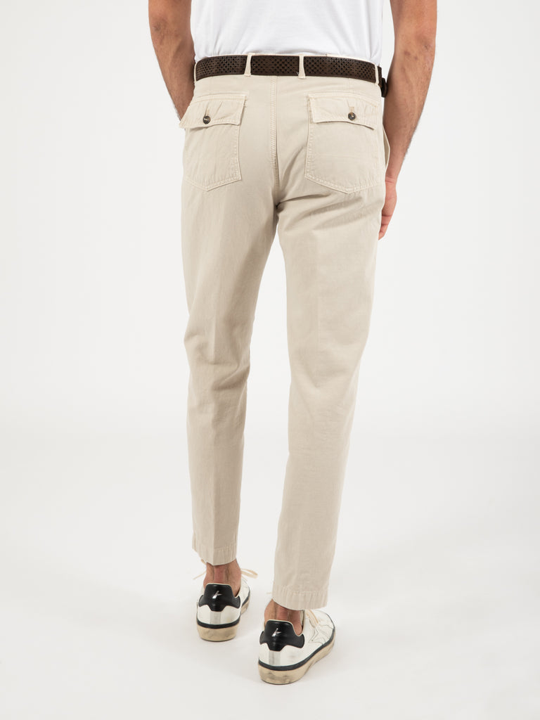 BRIGLIA 1949 - Pantaloni fatigue beige