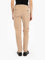 BRIGLIA 1949 - Pantaloni in velluto chino Nicole beige