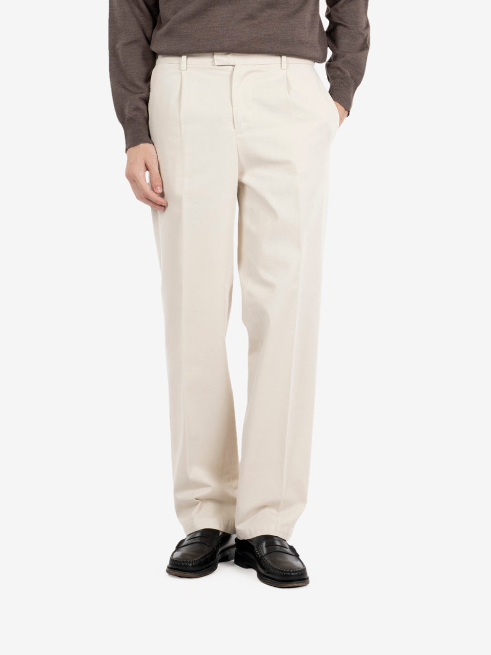 TROUSERS MARGUTTA CHALK GABARDINE MARGUTTAD/400268_00103