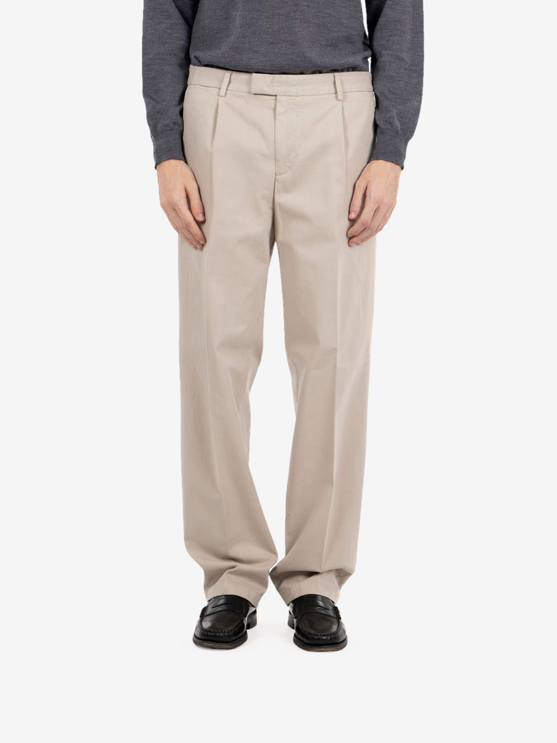 Pantaloni Margutta gabardina sabbia