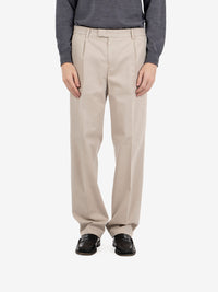 Pantaloni Margutta gabardina sabbia