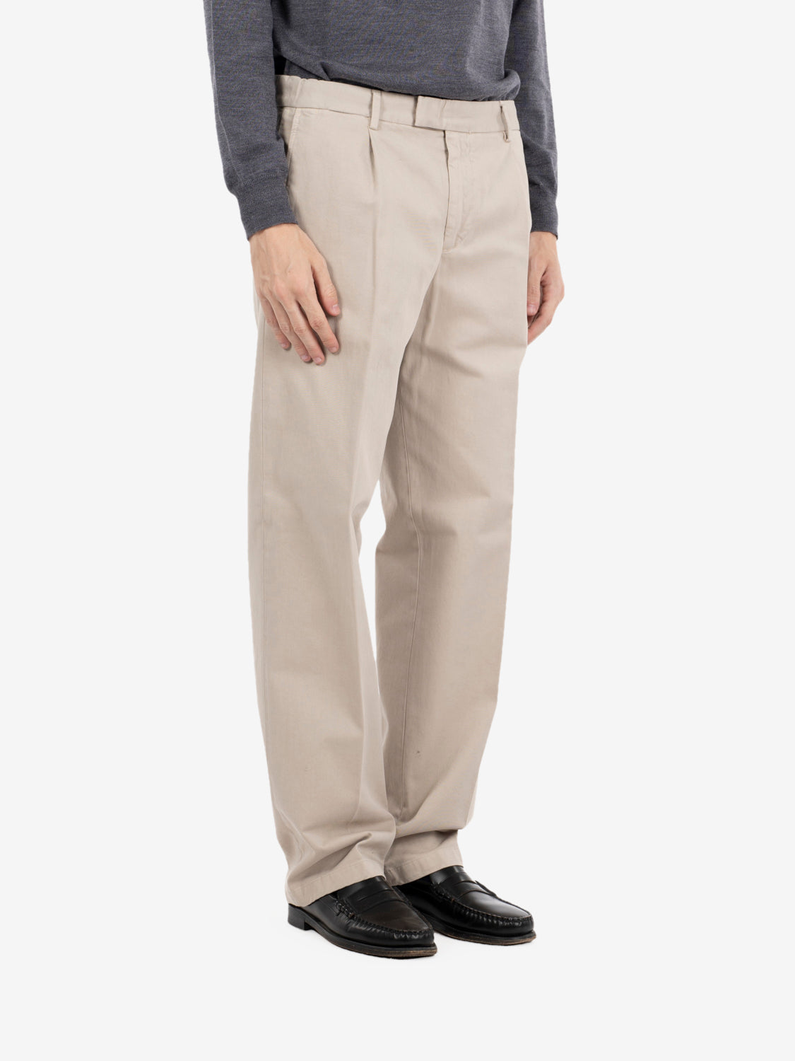Pantaloni Margutta gabardina sabbia
