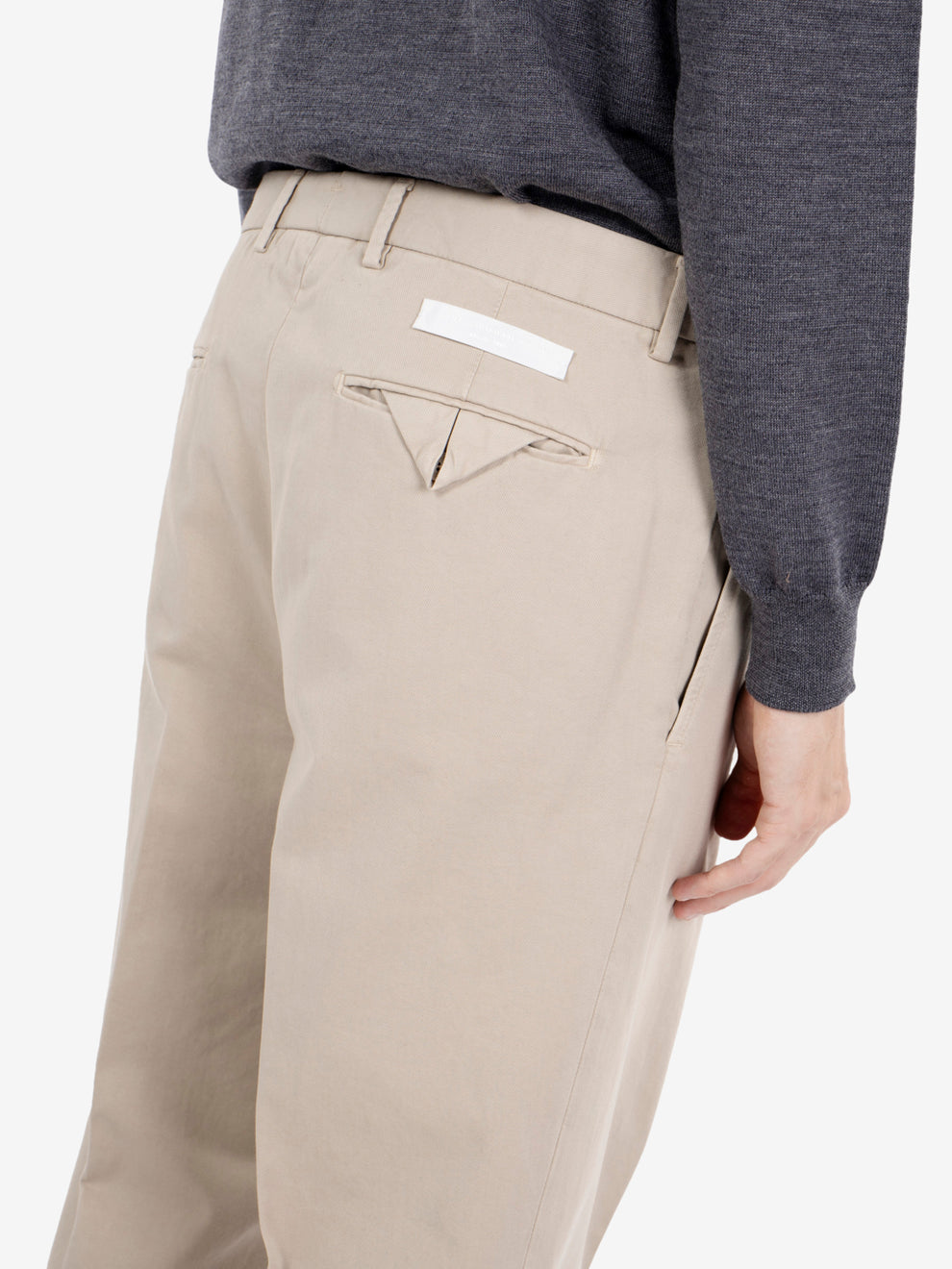 Pantaloni Margutta gabardina sabbia