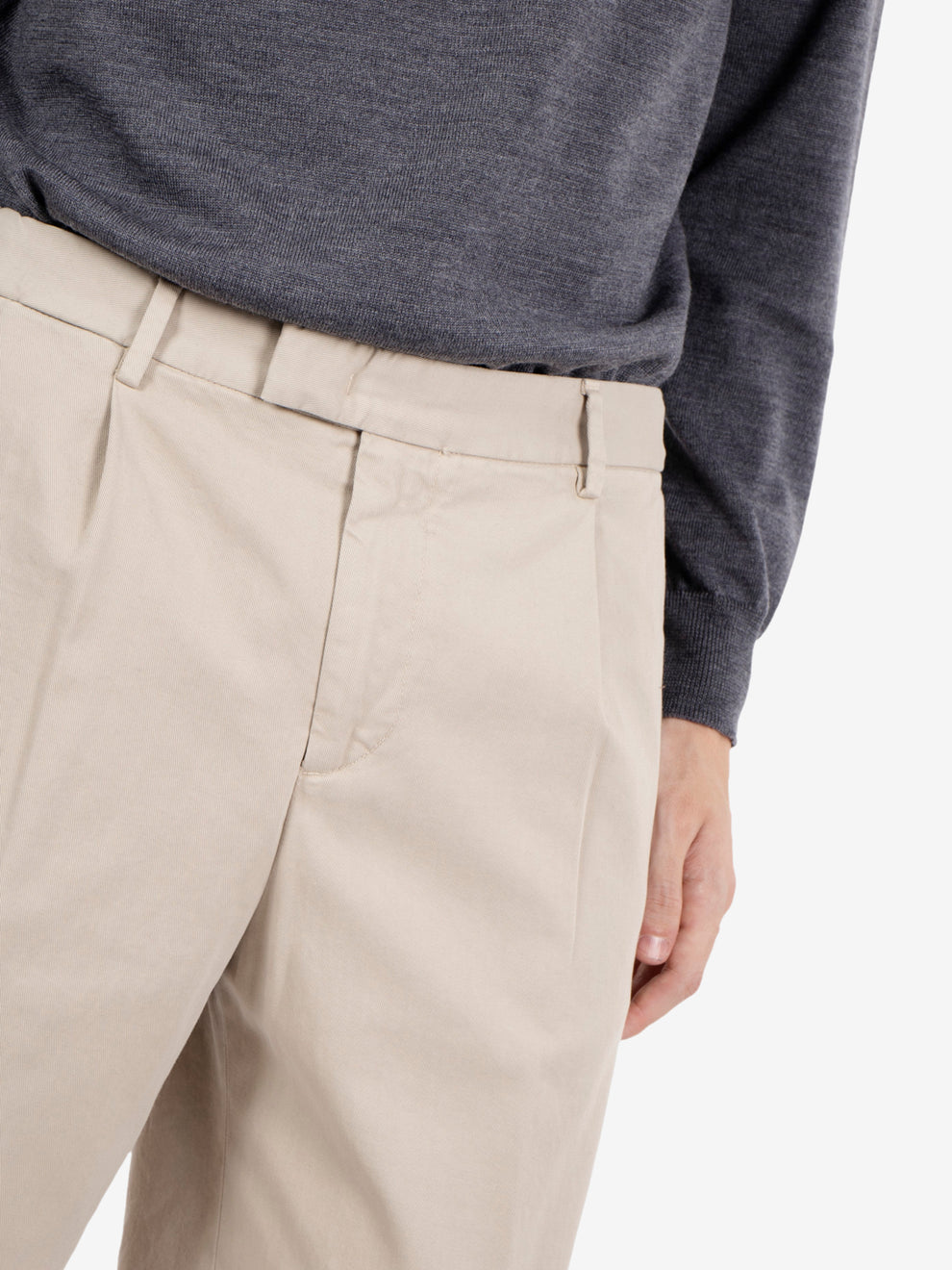 Pantaloni Margutta gabardina sabbia