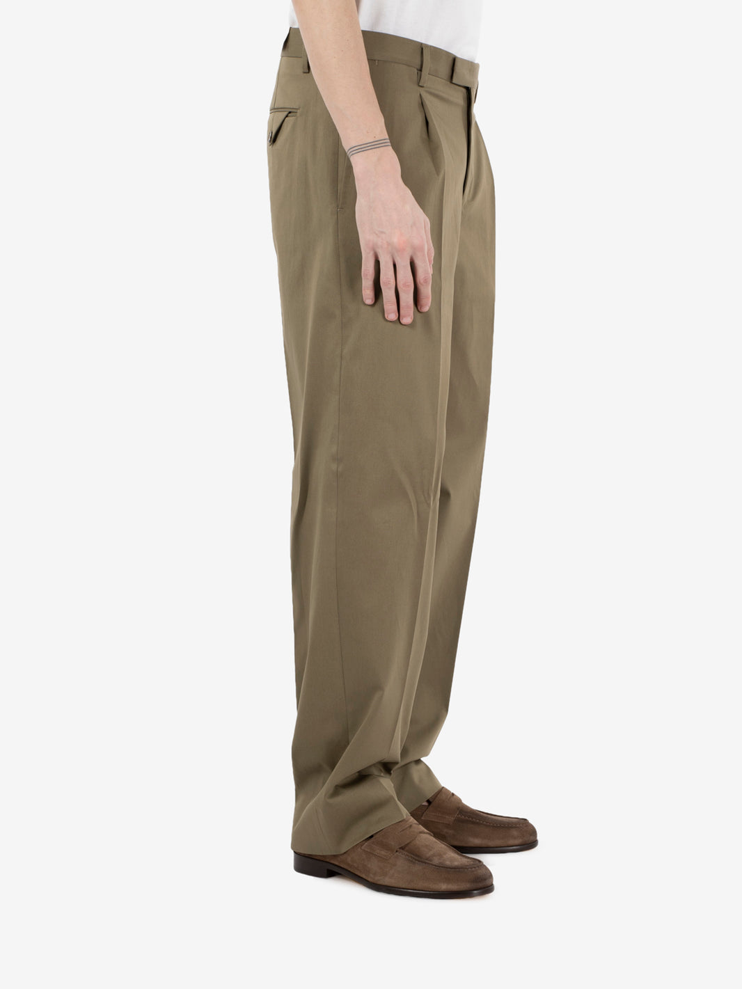 MARGUTTAS COTTON TROUSERS MUD MARGUTTAS/300100_00062