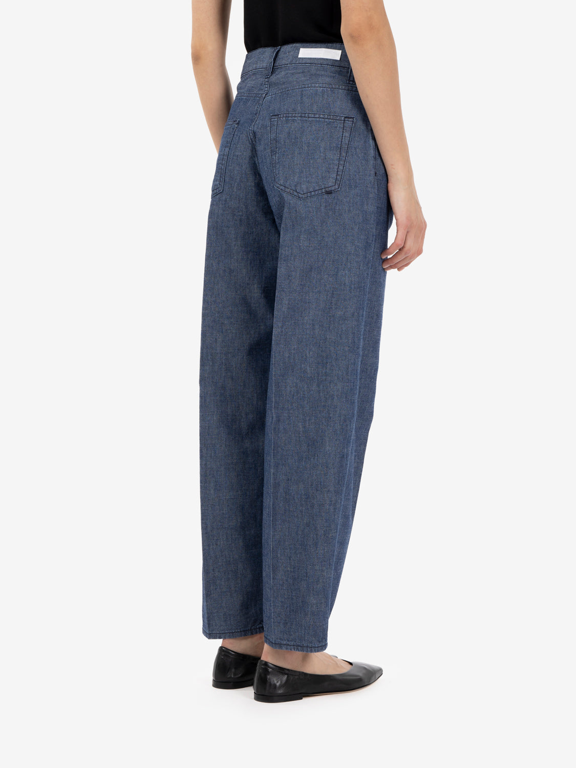Paris blue denim trousers