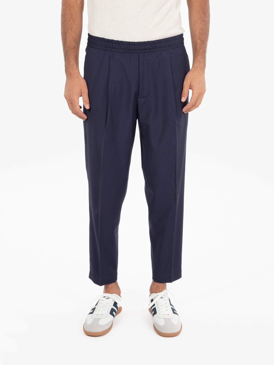 Pantaloni Savoys blu cina
