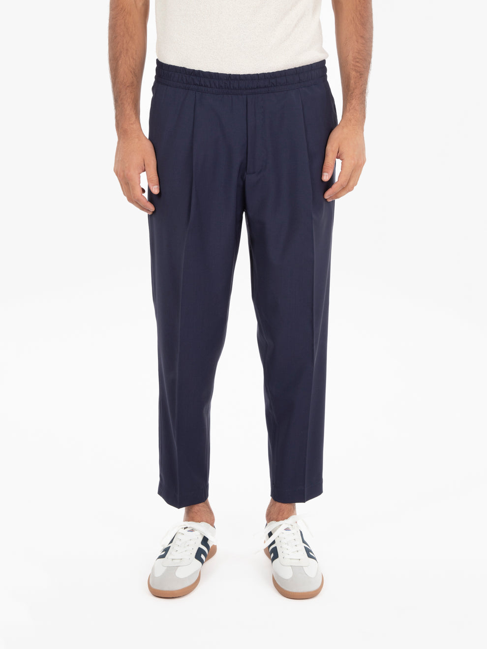 Pantaloni Savoys blu cina