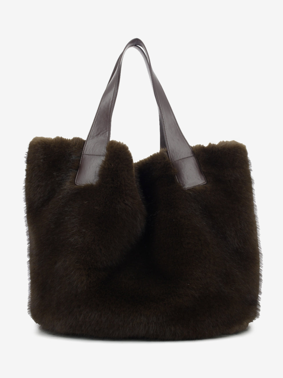 Borsa pelliccia M moro