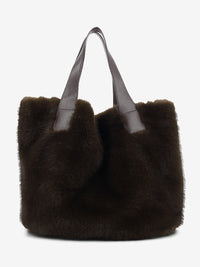 Borsa pelliccia M moro