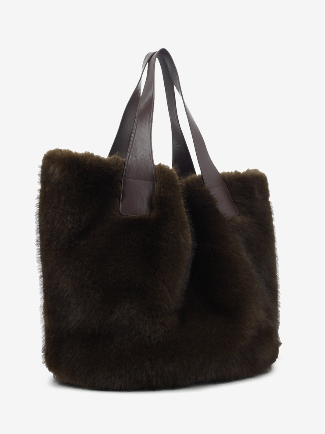 Borsa pelliccia M moro