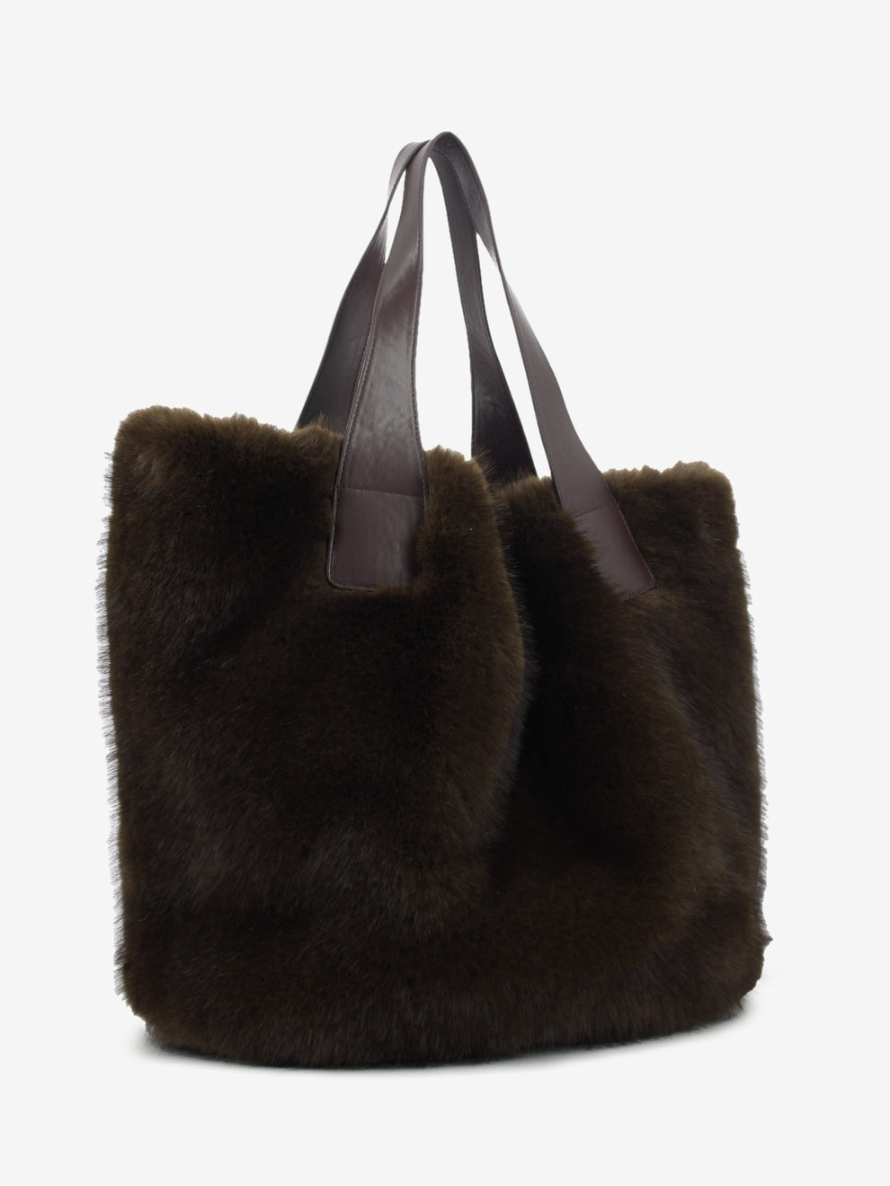 Borsa pelliccia M moro