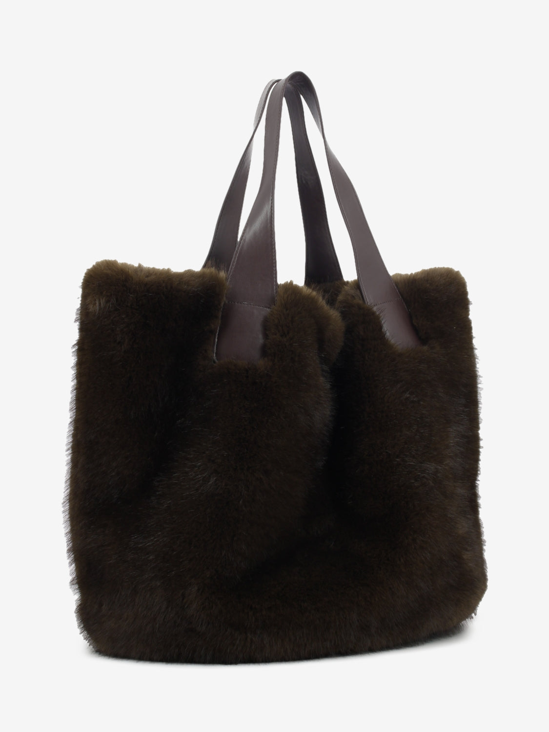 Borsa pelliccia M moro