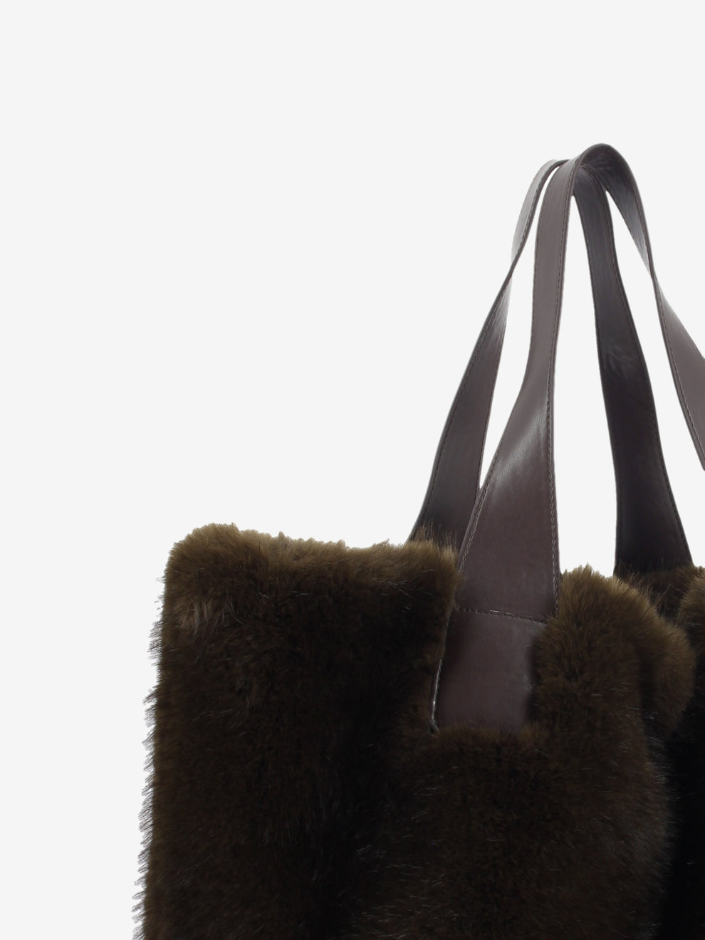 Borsa pelliccia M moro