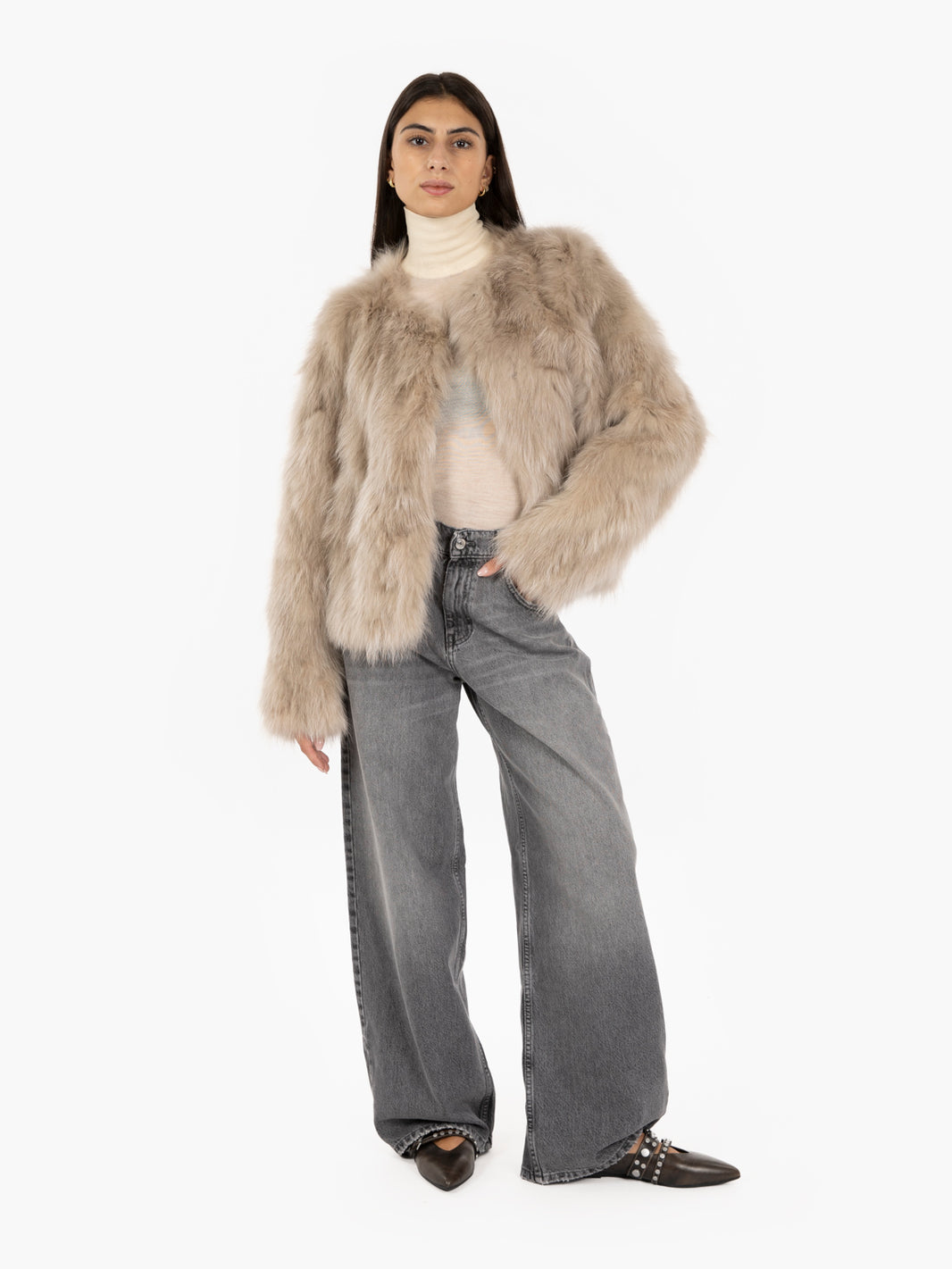 Chanel in racoon cenere