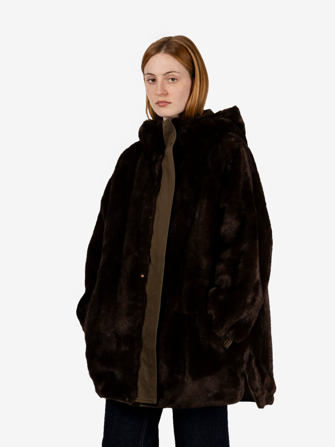Reversible military parka