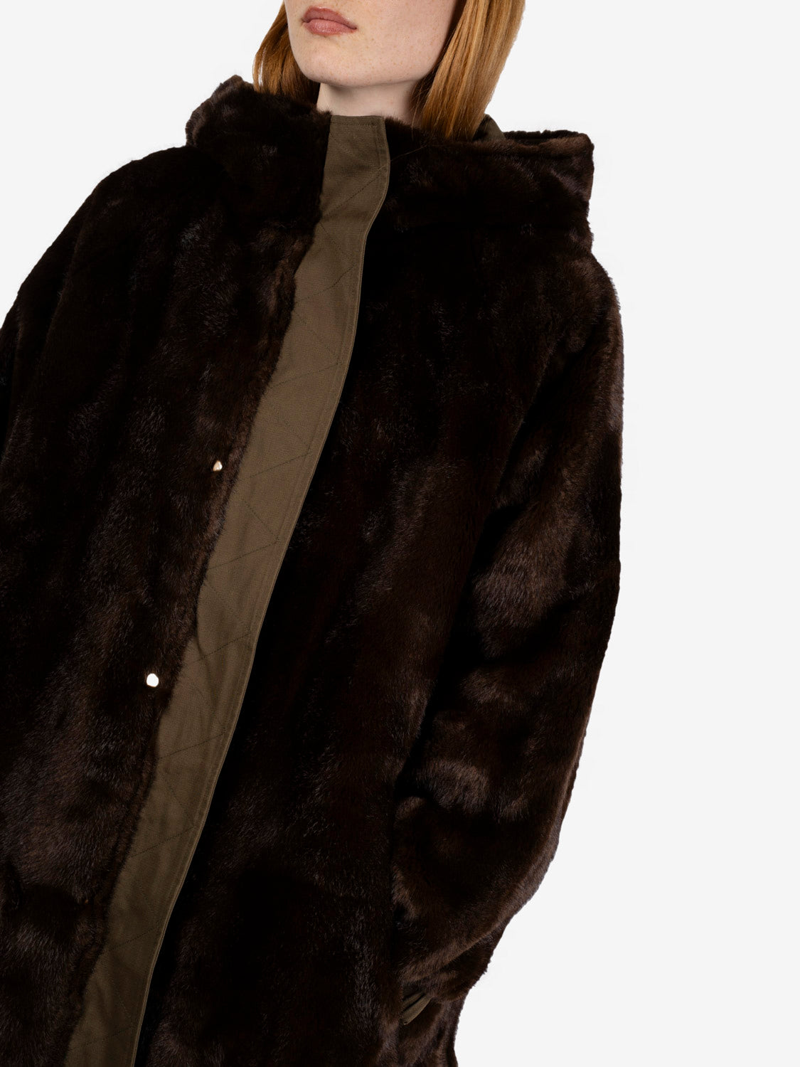 Reversible military parka