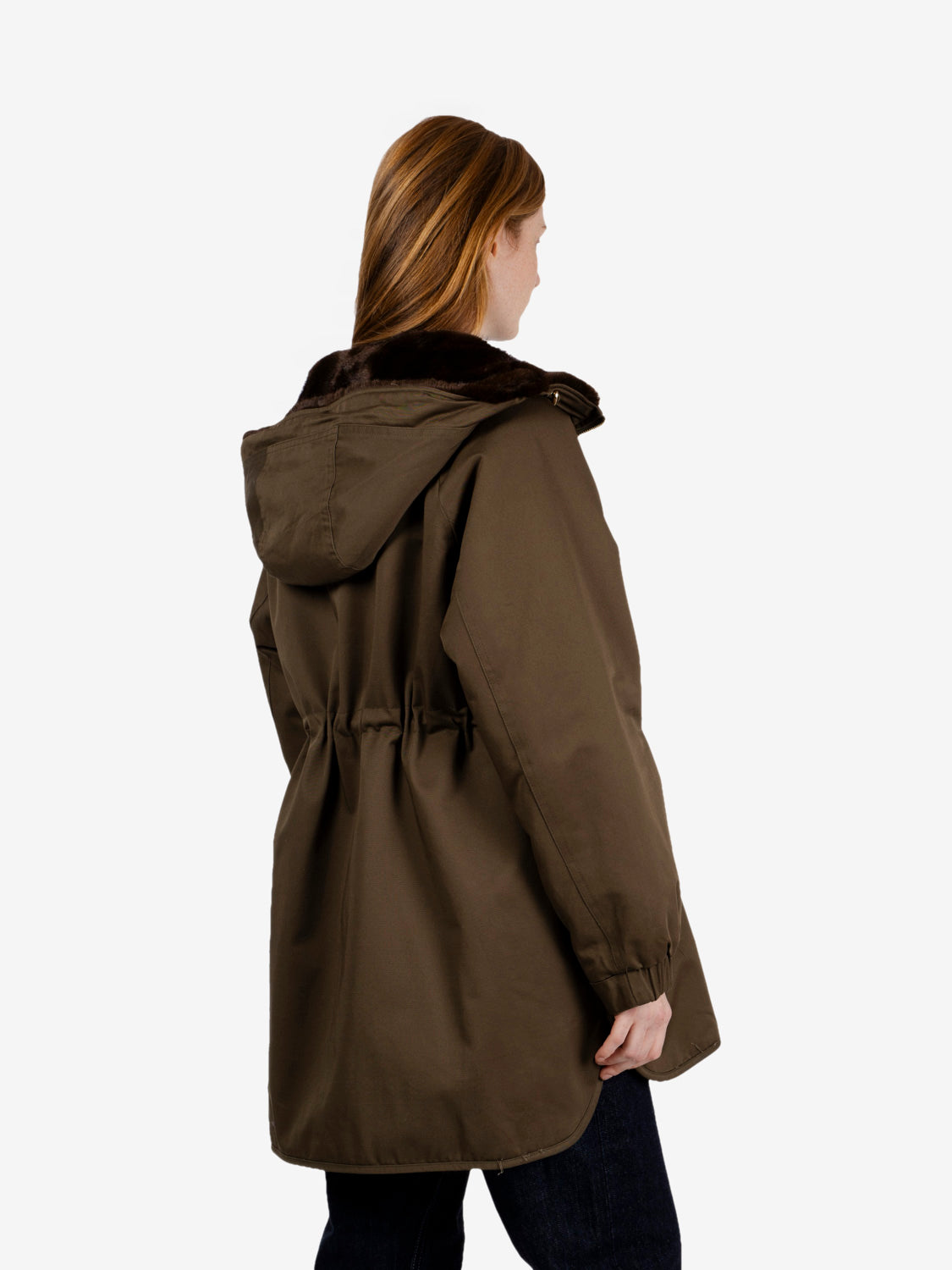 Reversible military parka