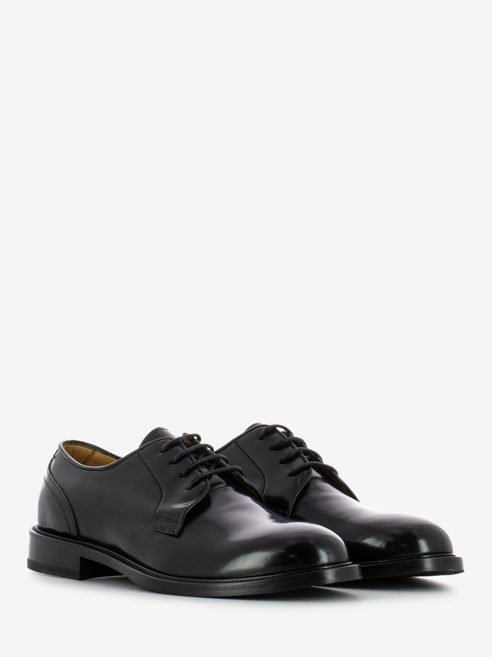 Derby in pelle spazzolata nero