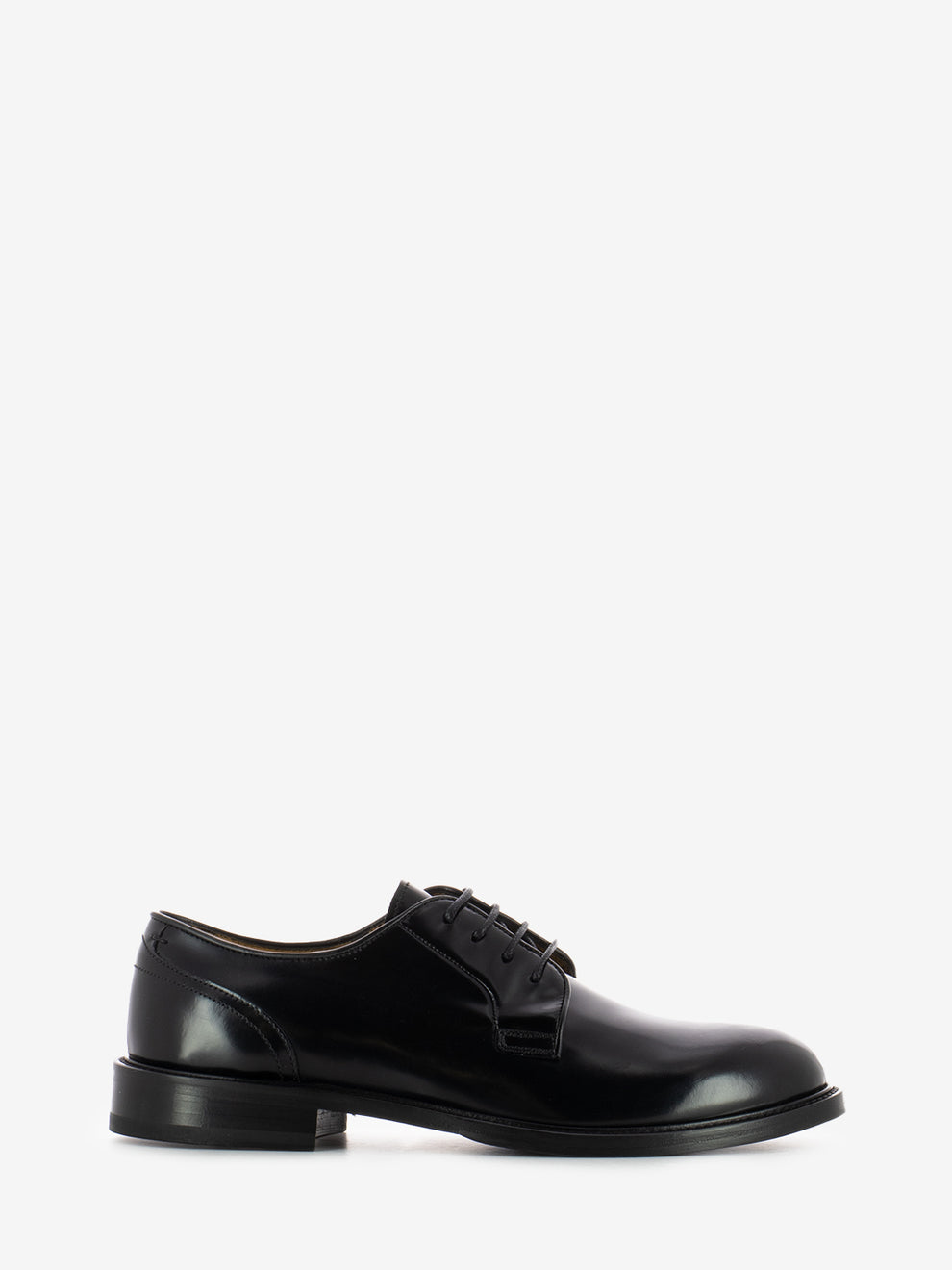 Derby in pelle spazzolata nero