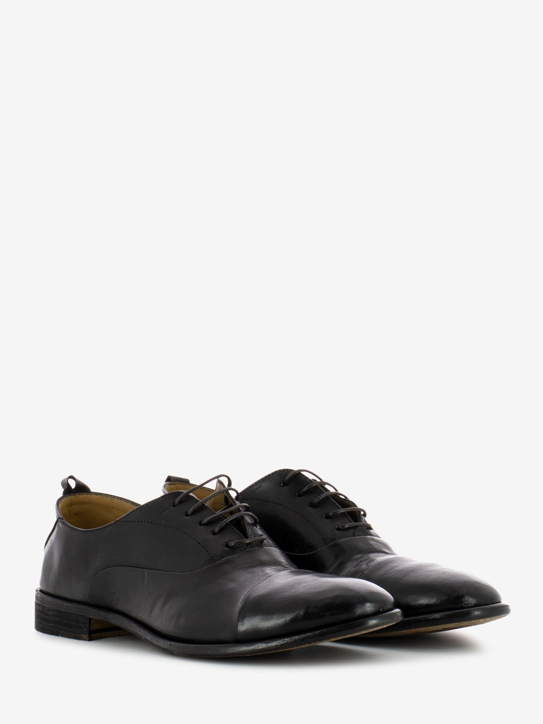 Ebony Canglav Leather Oxford