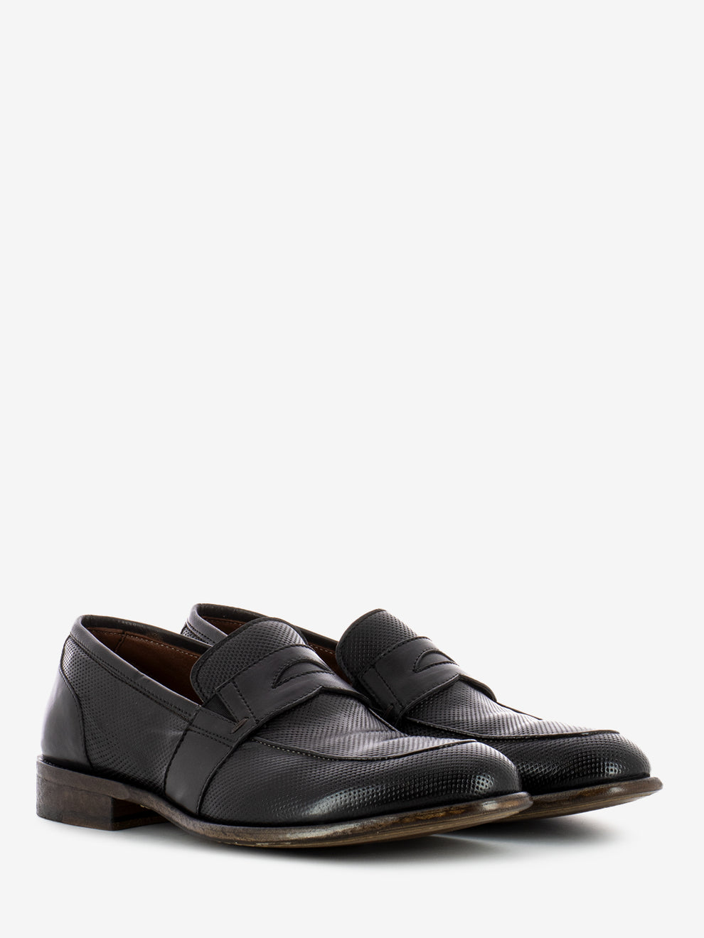 Anilcol Punched Chocolate Moccasins